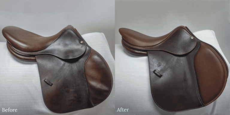 Devoucoux Saddle: Seat Replacement and Knee Pad Replacement